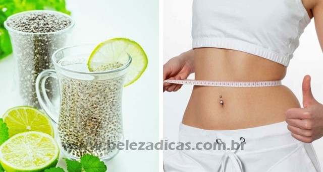 chia e limao para queimar gordura abdominal