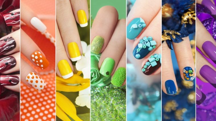 unhas decoradas para o Carnaval
