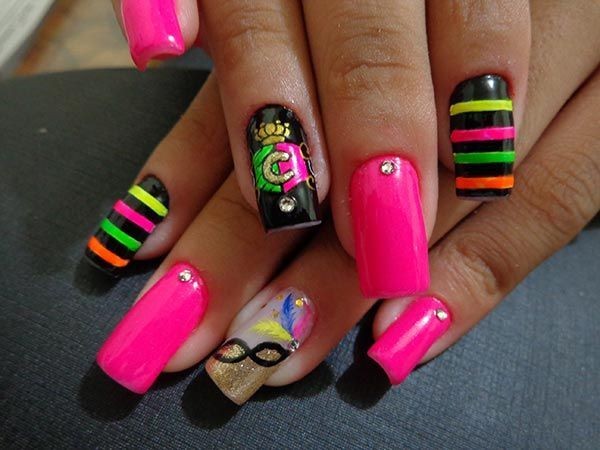 Tendências de unhas decoradas para o carnaval: como fazer e dicas